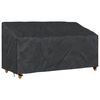 vidaXL Garden Bench Cover Black 205 x 85 x 65 / 94 cm 600D fabric