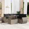 vidaXL Garden Sofa Set Light Grey, Anthracite