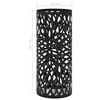 vidaXL Umbrella Stand Black Powder-coated steel Medium Durable