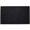 vidaXL Doormat Black PVC backing, Polyester top 35.4 x 47.2 in Non-slip