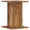 vidaXL Plant Stands 2 pcs Old Wood 11.8x11.8x15.7" Engineered Wood