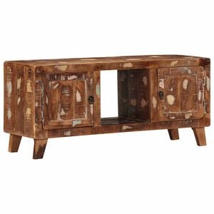 vidaXL TV Cabinet Reclaimed Wood Color Solid reclaimed wood Medium