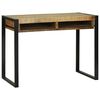 vidaXL Dressing Table Brown 39.4" x 19.7" x 29.5" Solid Mango wood