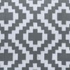 vidaXL Outdoor Rug ARAKIL Gray 118.1" x 157.5" PP
