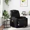 vidaXL Electric Massage Recliner Chair Black Faux leather, metal, plywood