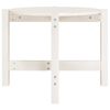 vidaXL Coffee Table White Solid Pine Wood Medium Durable Coffee Table