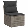 vidaXL Garden Sofa Set Grey
