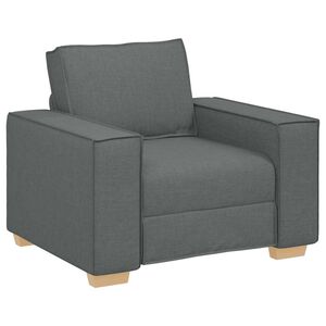 vidaXL Sofa Chair Dark Grey 39.4"x30.7"x33.1" Fabric