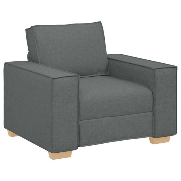 vidaXL Sofa Chair Dark Grey 39.4"x30.7"x33.1" Fabric