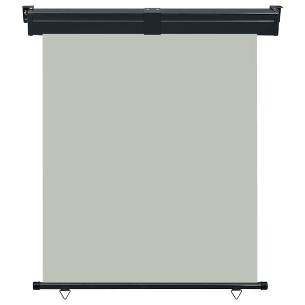 48428 vidaXL Balcony Side Awning 57.1"x98.4" Gray