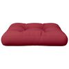 vidaXL Pallet Cushion Wine red 100% polyester 20 x 20 x 4.7 in Cushion