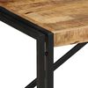 vidaXL Coffee Table Natural Wood Solid Mango Wood, Powder-Coated Iron