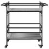 vidaXL Kitchen Trolley Gray Sonoma 32.3"x15.7"x30.9" Engineered Wood