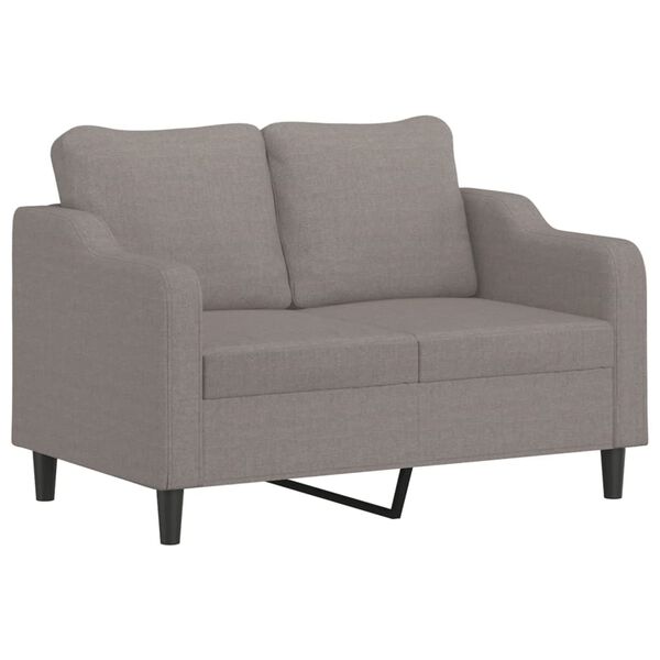 vidaXL Sofa Set Taupe Fabric (100% polyester), metal, textilene, plywood