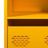 vidaXL Highboard Mustard Yellow Cold-rolled Steel 26.8x15.4x40.7 in
