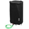 vidaXL Water Tank Black PVC Large Collapsible Water Tank Cylindrical