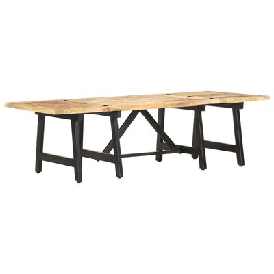 vidaXL Extendable Coffee Table 63"x27.6"x17.7" Solid Mango Wood