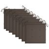 vidaXL Patio Chair Set of 8 Gray
