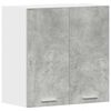 vidaXL Kitchen Wall Cabinet Concrete Grey Engineered Wood
