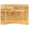 vidaXL Desk Top Natural wood Solid rough mango wood Large Hardwood