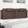 vidaXL Headboard Cushion Brown