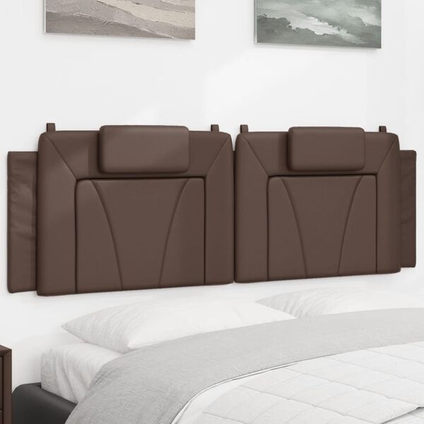 vidaXL Headboard Cushion Brown