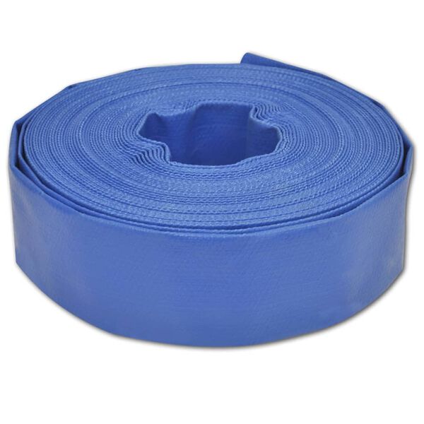 vidaXL Flat Hose 164' 1.5" PVC