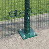 vidaXL Fence Post Green 32.81 x 3.28 ft (0.63 x 0.63 in mesh) Steel