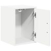 vidaXL Garage Wall Cabinet White Engineered Wood