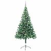vidaXL Artificial Pre-lit Christmas Tree with Ball Set 59.1" 380 Branches