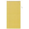 vidaXL Roller Blind with Curtains Yellow 43.31 x 86.61 in Bamboo