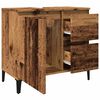 vidaXL Sink Cabinet Old Wood Engineered Wood, Metal Medium