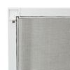 vidaXL Insect Screen Frame: White, Mesh: Black Aluminum, Fiberglass