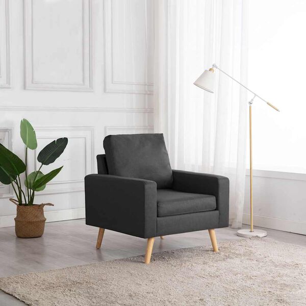 vidaXL Armchair Dark Grey
