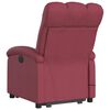 vidaXL Stand Up Massage Recliner Chair Wine Red Fabric, metal, plywood