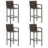 vidaXL Garden Bar Set Brown Solid Acacia wood Medium Durable