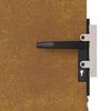 vidaXL Garden Gate 33.5x49.2" Corten Steel Square Design