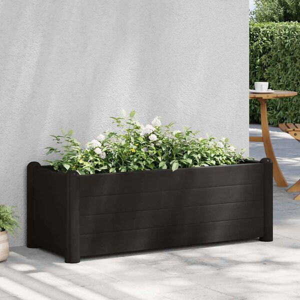 vidaXL Raised Bed Anthracite Polypropylene Large UV-resistant materials