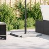vidaXL Parasol Base Set Grey Granite Medium Foldable