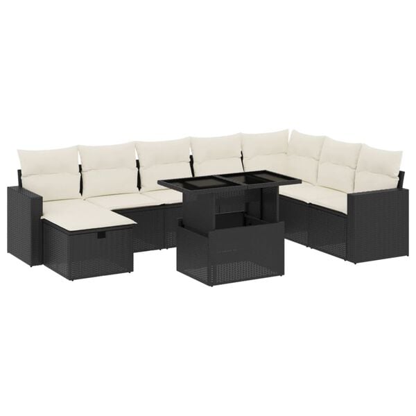 vidaXL Patio Sofa Set Adjustable Feet Garden Sofa Set Other Modern