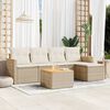 vidaXL Garden Sofa Set Beige