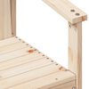 vidaXL Garden Chair Natural Wood Solid Pine Wood Standard Garden Chair