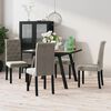 vidaXL Dining Chairs 4 pcs Light Gray Velvet