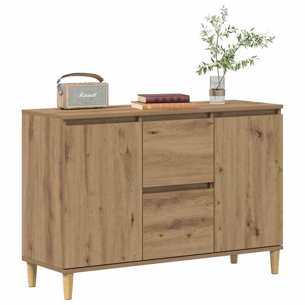 vidaXL Sideboard Artisan Oak Engineered wood Medium Sideboard