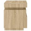 vidaXL Bedside Cabinet Set of 2 Sonoma oak Engineered wood Medium