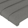 vidaXL Bed Frame without Mattress Dark Gray 59.8"x79.9" Queen Fabric