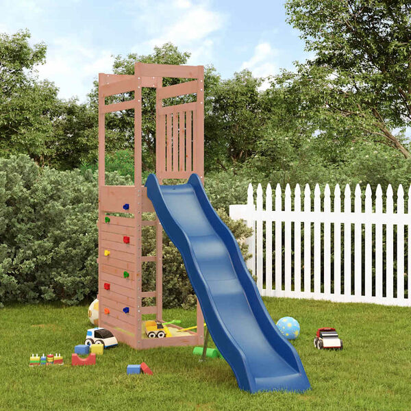 vidaXL Outdoor Playset Douglas wood, Blue slide