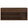 vidaXL Shoe Bench Brown Oak Engineered Wood Medium Shoe Bench