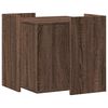 vidaXL Cat Litter Box Enclosure Brown Oak Engineered Wood Compact