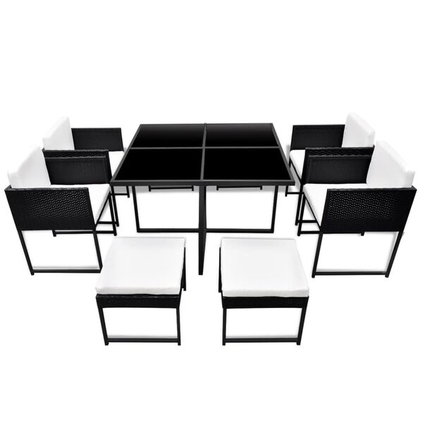 vidaXL Patio Furniture Black